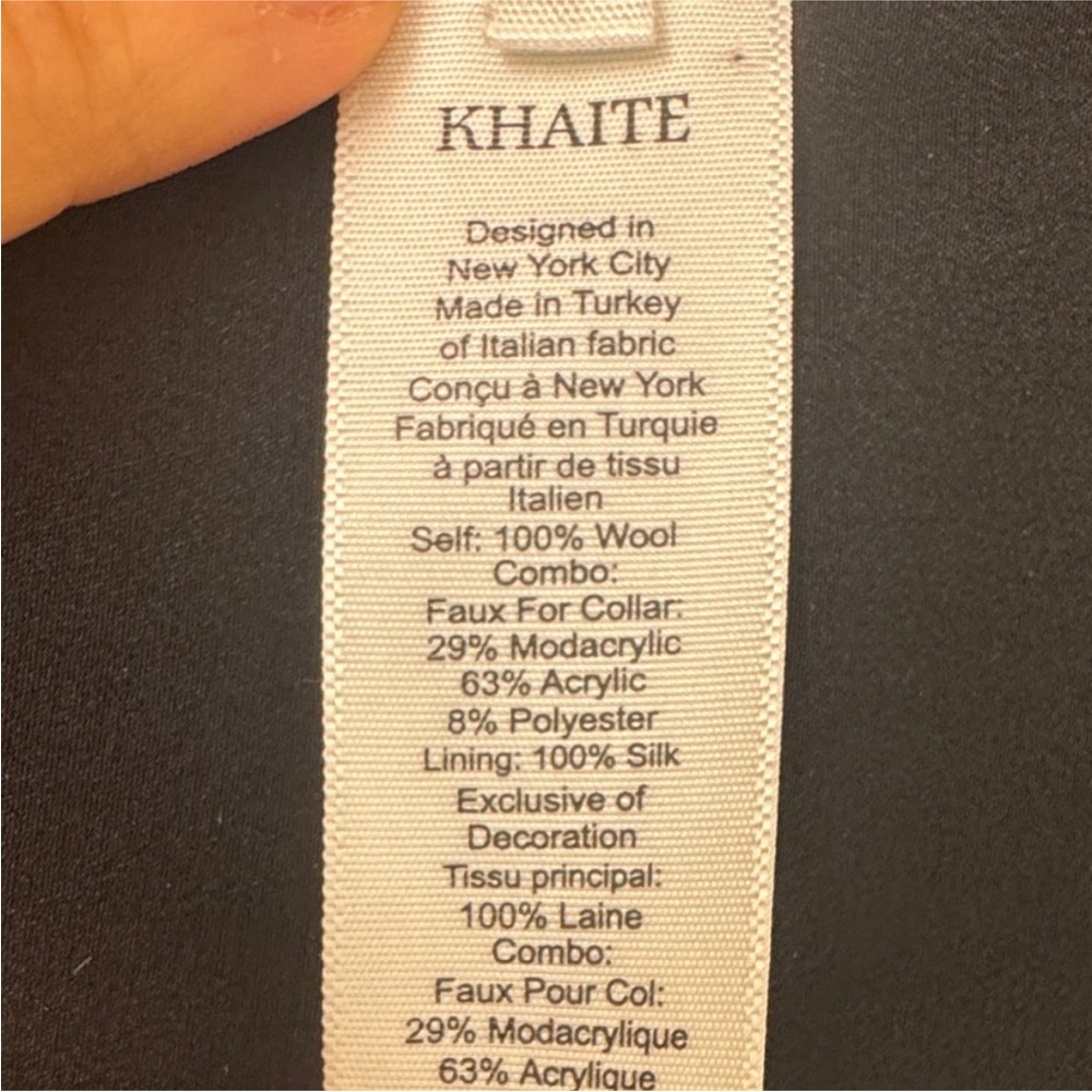 Gorgeous and Luxury $6,600 KHAITE “Finna” Coat NWT sz 0 - Picture 14 of 16
